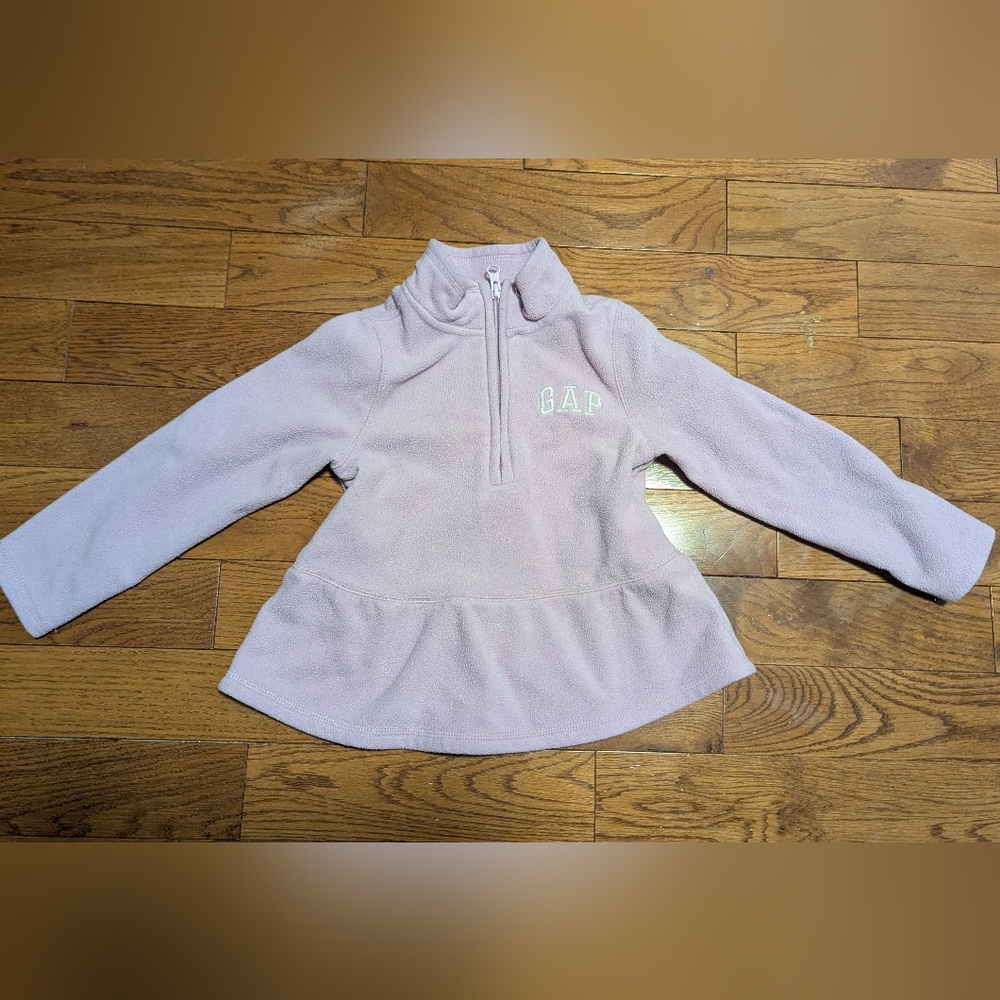 Toddler Gap Logo Peplum Fleece Pullover